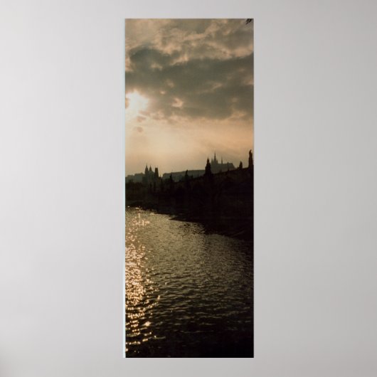 Avond in Praag Poster (Voorkant)