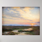 Avond in Skagen door P.S. Krøyer, Art Poster (Voorkant)