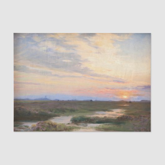 Avond in Skagen door P.S. Krøyer, Art Tissuepapier (Voorkant)