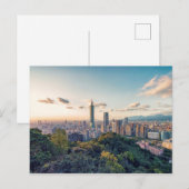 Avond in Taipei Briefkaart (Voorkant / Achterkant)