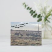 Avond inhaaltijd briefkaart (Staand voorkant)