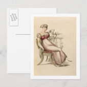 Avond-jurk of -ballon, mode bord van Ack Briefkaart (Voorkant / Achterkant)