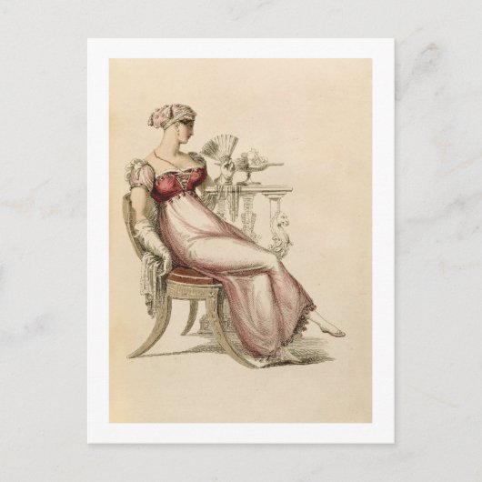 Avond-jurk of -ballon, mode bord van Ack Briefkaart (Voorkant)