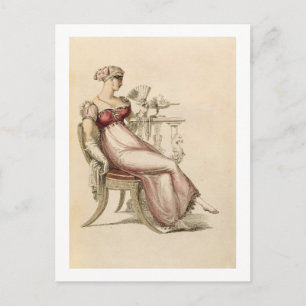 Avond-jurk of -ballon, mode bord van Ack Briefkaart