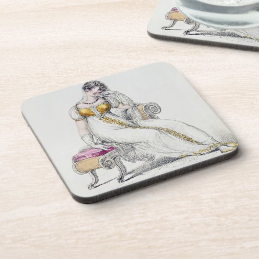 Avond jurk of bruiloft, mode bord van drankjes onderzetter (Linkerzijde)