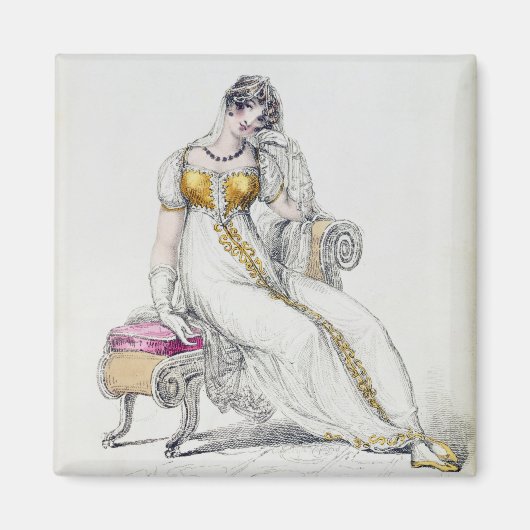 Avond jurk of bruiloft, mode bord van magneet (Voorkant)