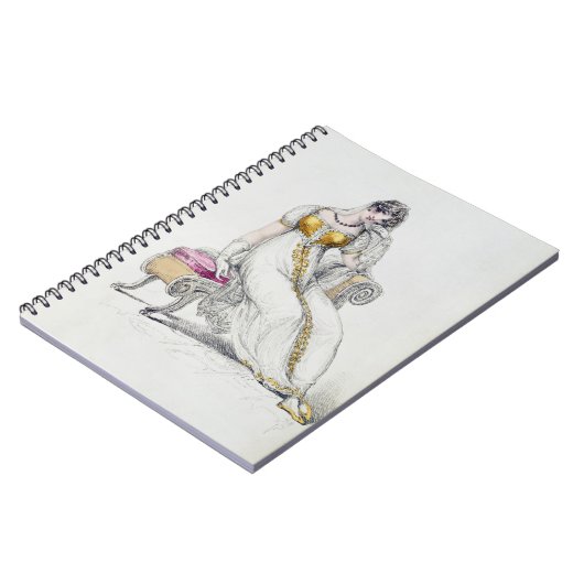 Avond jurk of bruiloft, mode bord van notitieboek (Linkerzijde)