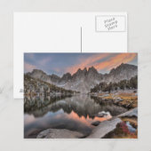 Avond Kearsarge Pinnacles Reflecties Briefkaart (Voorkant / Achterkant)