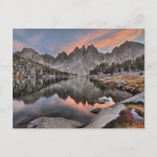 Avond Kearsarge Pinnacles Reflecties Briefkaart (Voorkant)