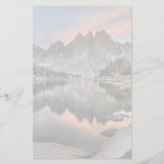 Avond Kearsarge Pinnacles Reflecties Briefpapier (Voorkant)