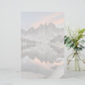 Avond Kearsarge Pinnacles Reflecties Briefpapier (Staand voorkant)