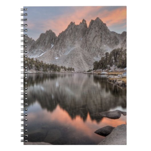 Avond Kearsarge Pinnacles Reflecties Notitieboek (Voorkant)