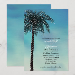 Avond Koord van Lichten Palm Berichten Uitnodiging