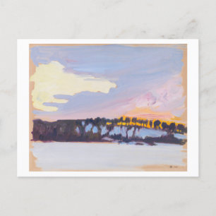 Avond Landschap, Akseli Gallen-Kallela, Fine Art Briefkaart
