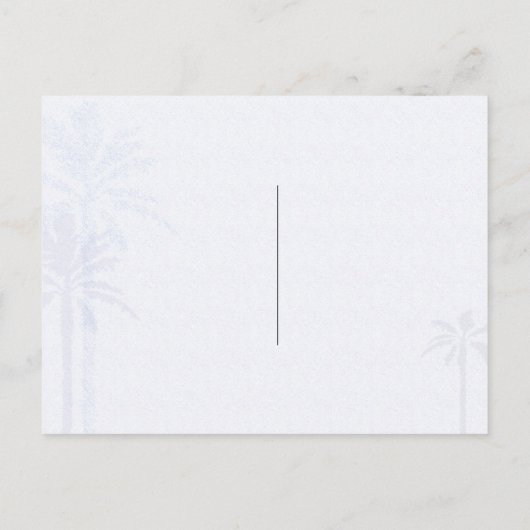 Avond Las Vegas Bruiloft Bewaar de datum Aankondigingskaart (Achterkant)