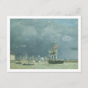 Avond, Le Havre, 1866 (olie op canvas) Briefkaart