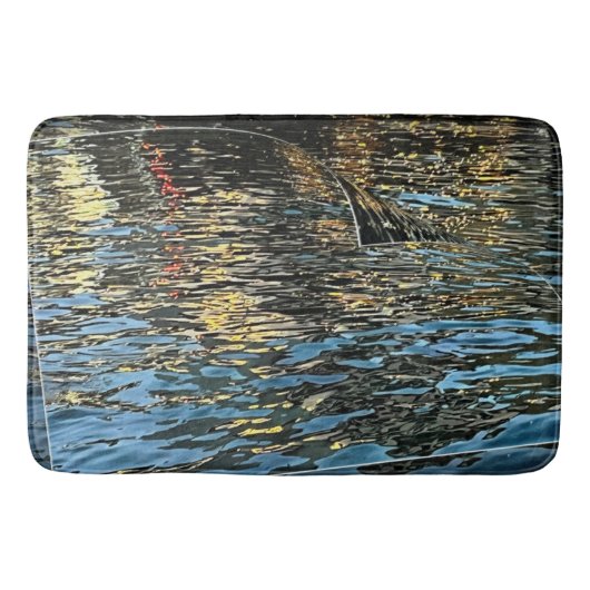 Avond lichten op het zee badmat (Voorkant)