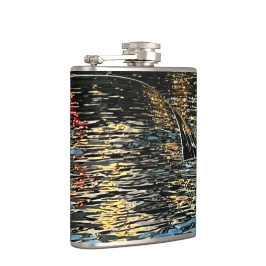 Avond lichten op het zee heupfles (Rechts)