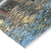 Avond lichten op het zee lange tafelloper (Hoek)