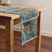 Avond lichten op het zee lange tafelloper (Voorbeeld)