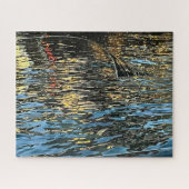 Avond lichten op het zee legpuzzel (Horizontaal)