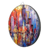Avond New York Dartbord (Voorkant Rechts)