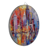 Avond New York Dartbord (Voorkant Links)