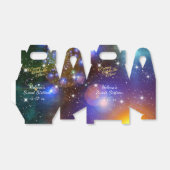 Avond Onder de Sterren Galaxy Sterren Sweet 16 Bedankdoosjes (Uitgevouwen)