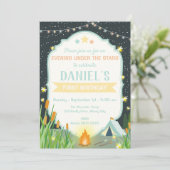 Avond onder de sterren Verjaardag Kaart (Staand voorkant)