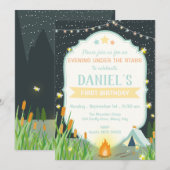 Avond onder de sterren Verjaardag Kaart (Voorkant / Achterkant)