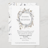 Avond Ontvanging voor bruiloft, Dusky Kaart (Voorkant / Achterkant)