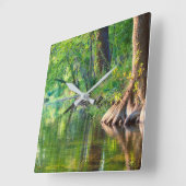 Avond op Cypress Creek Vierkante Klok (Hoek)