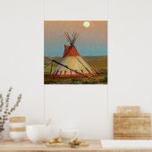 “Avond op de Blackfeet-reservaat” door Maynard Poster (Keuken)