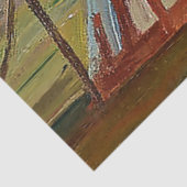 “Avond op de Blackfeet-reservaat” door Maynard Tissuepapier (Detail)