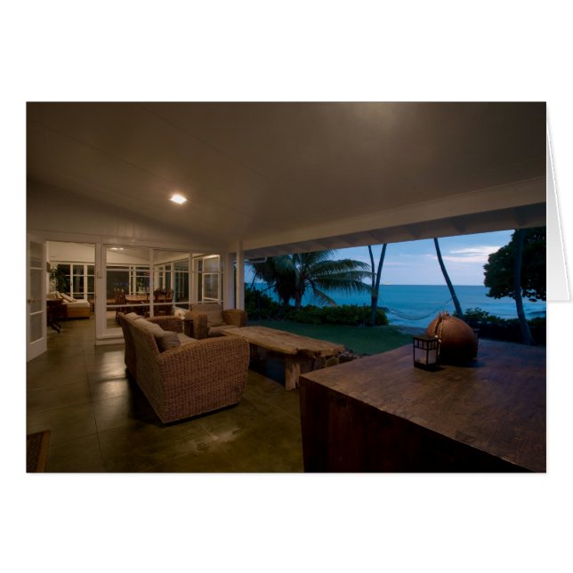 Avond op de Lanai (Voorkant Horizontaal)