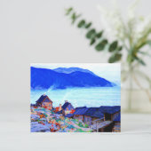 Avond op de Noordkust door Clarence Gagnon Briefkaart (Staand voorkant)