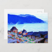 Avond op de Noordkust door Clarence Gagnon Briefkaart (Voorkant / Achterkant)