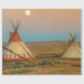 Avond op het reservaat van Blackfoot door Dixon Cadeaupapier (Vlak)