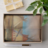 Avond op het reservaat van Blackfoot door Dixon Tissuepapier (Geschenk)