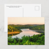 Avond op het schokmeer briefkaart (Voorkant / Achterkant)