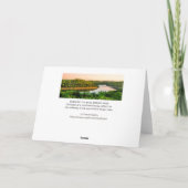 Avond op het schokmeer kaart (Achterkant)