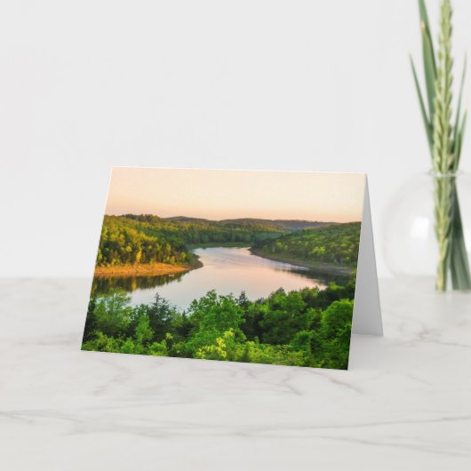 Avond op het schokmeer kaart (Voorkant)