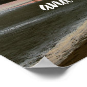 Avond op het strand poster (Hoek)