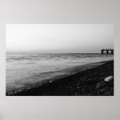 Avond op het strand poster (Voorkant)