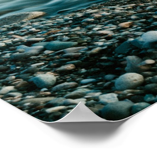 Avond op het strand poster (Hoek)