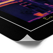 Avond op Rue Ste. Anne Poster (Hoek)