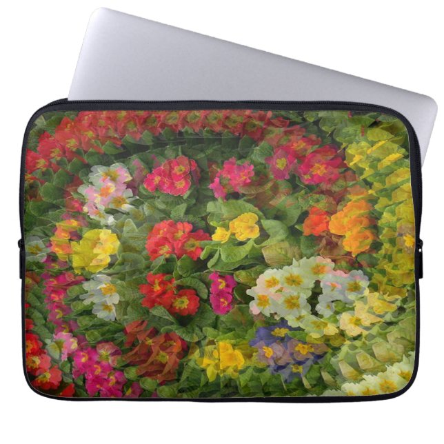  avond primroses..... laptop sleeve (Voorkant)