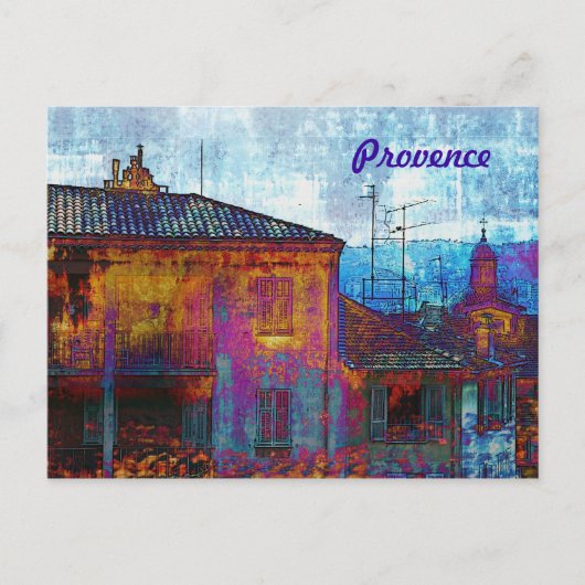 Avond Provence-kaart Briefkaart (Voorkant)