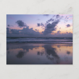 Avond reflectie op het strand van Karon Briefkaart