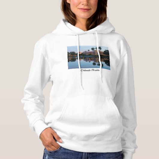 Avond Resort Reflecties Hoodie (Voorkant)